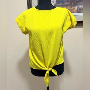 Vibrant Yellow Top by Set the Stage